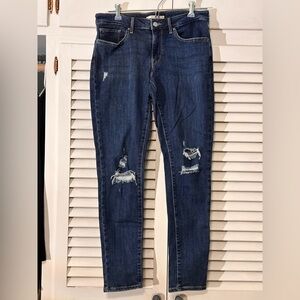 Levi’s 711 Women’s skinny jeans waist 30 - manufactured rips
